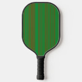 Groene bruine strepen pickleball paddle (Achterkant)