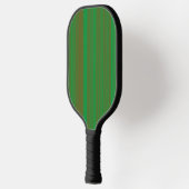Groene bruine strepen pickleball paddle (Links)
