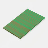 Groene Bruine Strepen Post-it® Notes (Schuin)