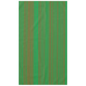 Groene bruine strepen tafelkleed (Voorkant)