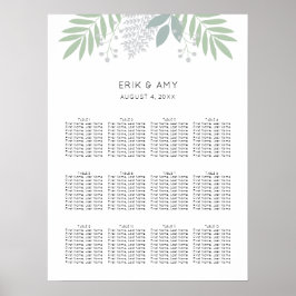 Groene bruinkoolzaaigoed poster