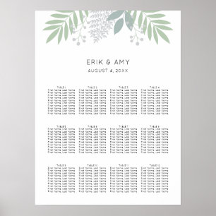 Groene bruinkoolzaaigoed poster