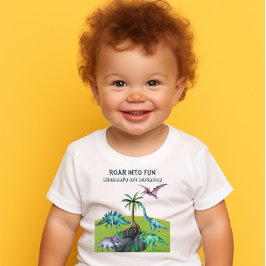 Groene brullende Jurassic Dinosaurs
