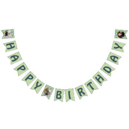 Groene brullende Jurassic Dinosaurs Vlaggetjes