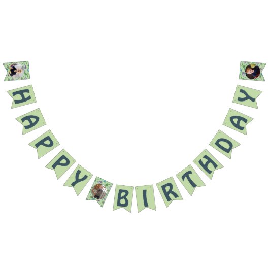 Groene brullende Jurassic Dinosaurs Vlaggetjes (Alle)