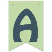 Groene brullende Jurassic Dinosaurs Vlaggetjes (Derde vlag)