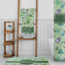 Groene brullende Jurassic Dinosaurus met Naam