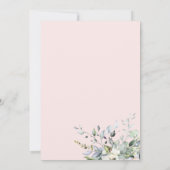 Groene brunch en bubbelig Vrijgezellenfeest Kaart (Achterkant)