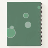 Groene bubbels heb je dit! aanmoediging notitieboek (Achterkant)