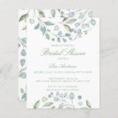 Groene budgetbladeren, Natuur Vrijgezellenfeest (Voorkant / Achterkant)