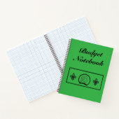 Groene budgetnotitieboek notitieboek (Binnen)