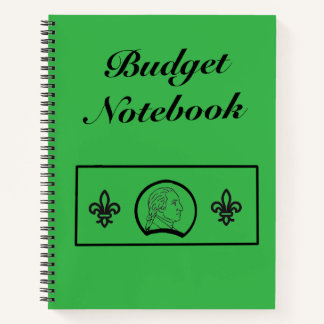 Groene budgetnotitieboek notitieboek