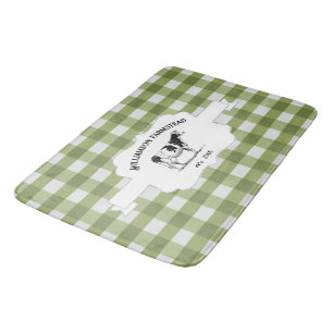 Groene Buffalo Boerderij Koe Bath Mat