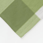 Groene Buffalo Boerderij Koe Fleece Deken (Hoek)