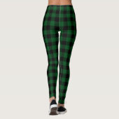 Groene Buffalo Check Leggings (Achterkant)