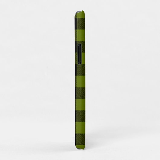 Groene Buffalo Check Tuin Case-Mate iPhone Case (Achterkant/rechts)