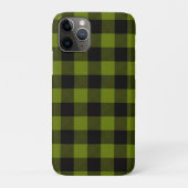 Groene Buffalo Check Tuin Case-Mate iPhone Case (Achterkant)