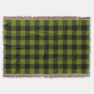 Groene Buffalo Check Tuin Deken