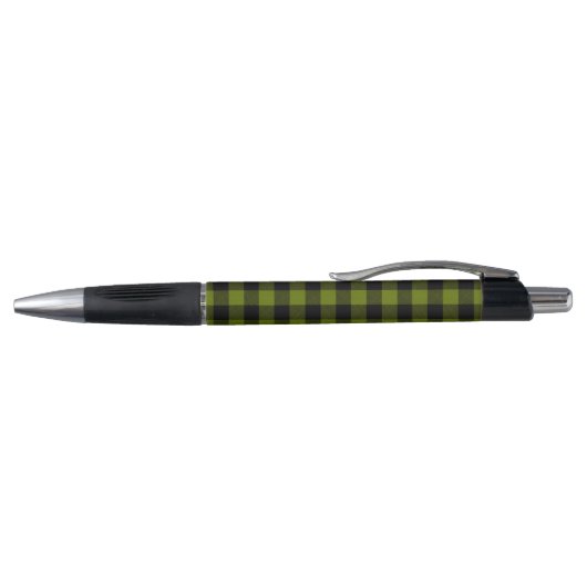 Groene Buffalo Check Tuin Pen (Bovenkant)