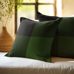 Groene Buffalo Plaid Kussen