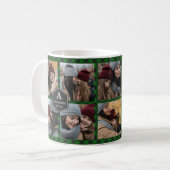 Groene Buffalo Pset Lumberjack Photo Collage Koffiemok (Voorkant links)