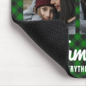 Groene Buffalo Pset Lumberjack Photo Collage Muismat (Hoek)