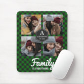 Groene Buffalo Pset Lumberjack Photo Collage Muismat (Met muis)