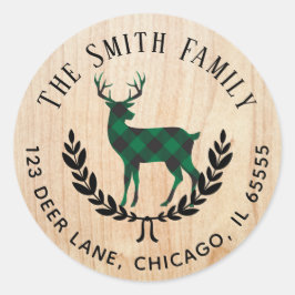 Groene Buffalo Speld Adres Etiket