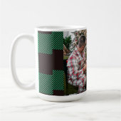 Groene buffelplaid koffiemok (Links)