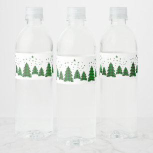 Groene buffels met XMAS-structuur Etiketten op fle