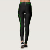 Groene buitenaardse aangepaste leggings (Achterkant)