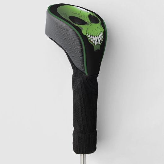 Groene buitenaardse bestuurderskaart golfheadcover (Schuin)