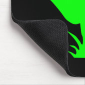 Groene buitenaardse Koe Muismat (Hoek)