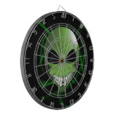Groene buitenaardse metalen kooisdartboard dartbord (Voorkant Links)