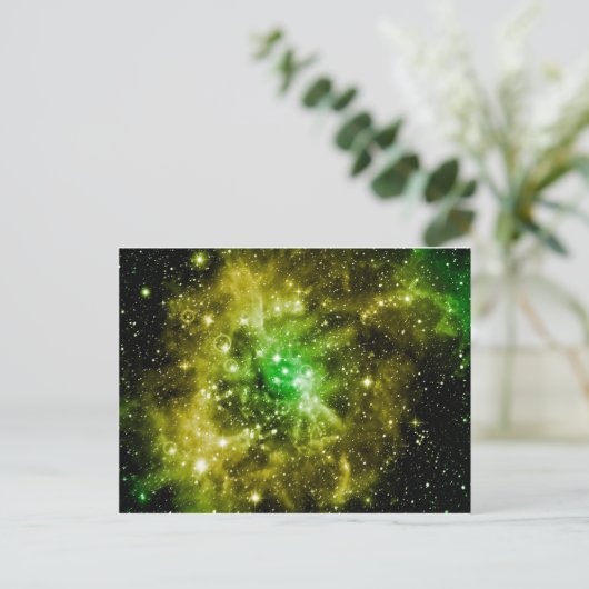 Groene buitenruimte briefkaart (Staand voorkant)