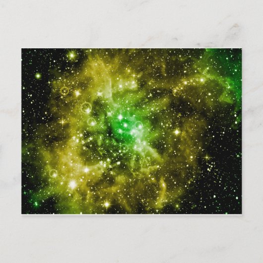 Groene buitenruimte briefkaart (Voorkant)