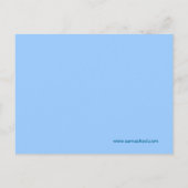 Groene buitenruimtetuigen met ruimtevaartuig briefkaart (Achterkant)