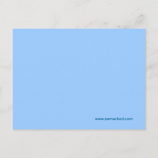 Groene buitenruimtetuigen met ruimtevaartuig briefkaart (Achterkant)