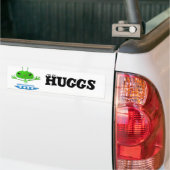 Groene buitenruimtetuigen met ruimtevaartuig bumpersticker (Op Truck)