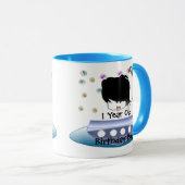 Groene buitenruimtetuigen met ruimtevaartuig mok (Voorkant rechts)