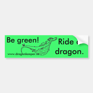 Groene Bumpersticker