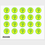 Groene busavonturen - Sticker - Letters & Tekenen (Vel)