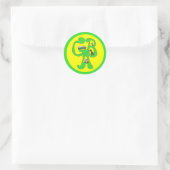 Groene busavonturen - Sticker - Letters & Tekenen (Tas)