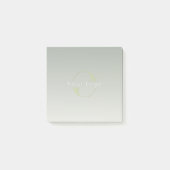 Groene Business logo Bedrijf Promotionele Custom Post-it® Notes (Voorkant)