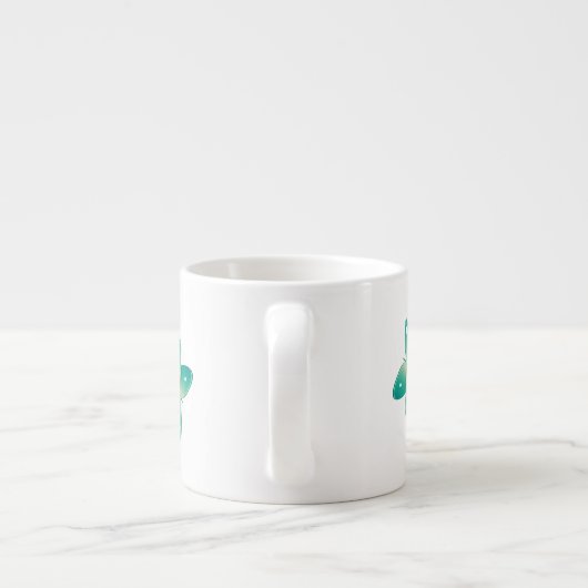 Groene Butterflies Espresso Kop (Achterkant)