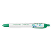  groene butterflies Gepersonaliseerde Inkt Pen (Bodem)