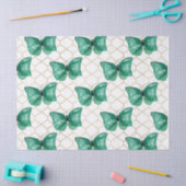 Groene Butterflies Tissuepapier (Craft)