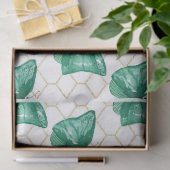 Groene Butterflies Tissuepapier (Geschenk)