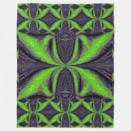 Groene ButterFly 3 Fleece Deken