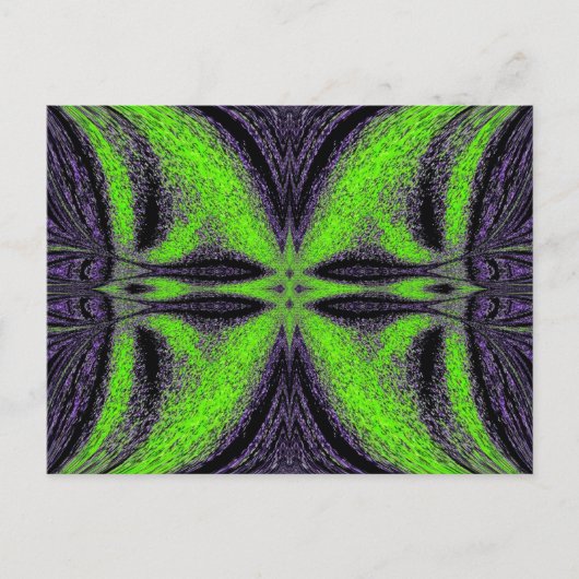 Groene Butterfly 4 Briefkaart (Voorkant)